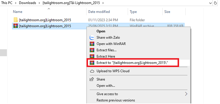 Giải nén File